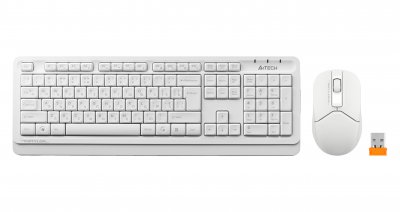 A4Tech FG1012 (White) Комплект бездротової Fstyler клавіатура+миша, білий, USB